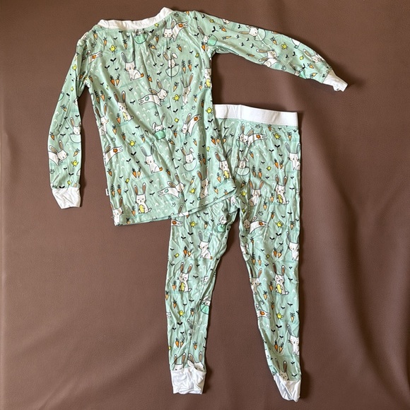 Little Sleepies Bunny/ Easter 2pc Pajama Sz 2T - Picture 3 of 3